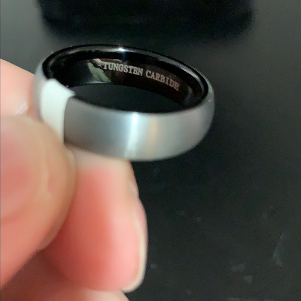 Wedding/Anniversary Band Tungsten Carbide - Picture 4 of 10